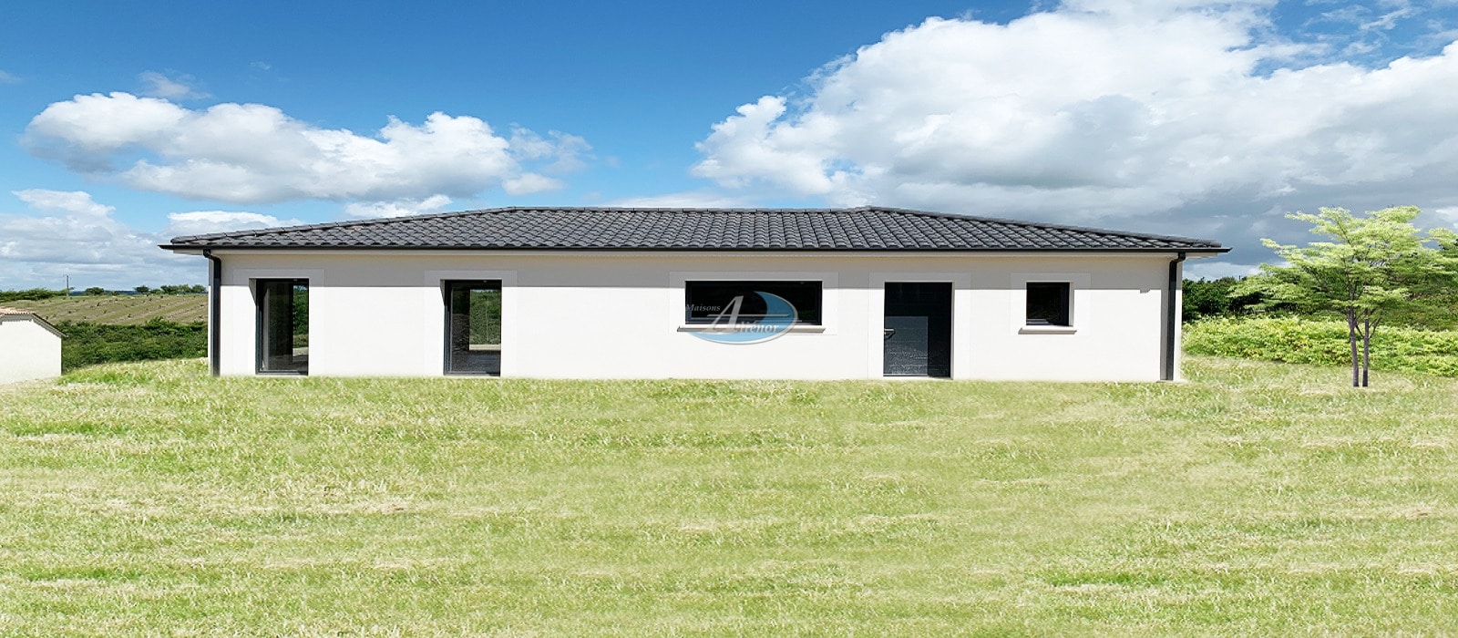 Maison de 90 m² aux normes RE 2020 sur terrain de 930 m² à Marsac-sur-l'Isle.